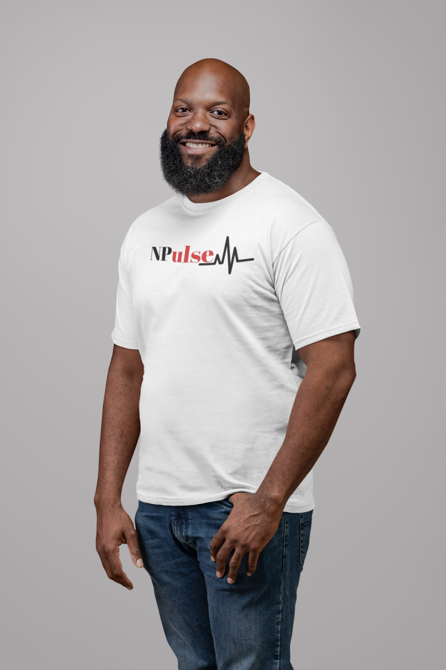 NPulse Logo T-shirt White/Red/Black